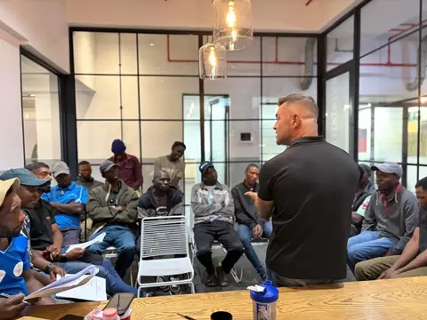 Natures Blueprint training classroom in session